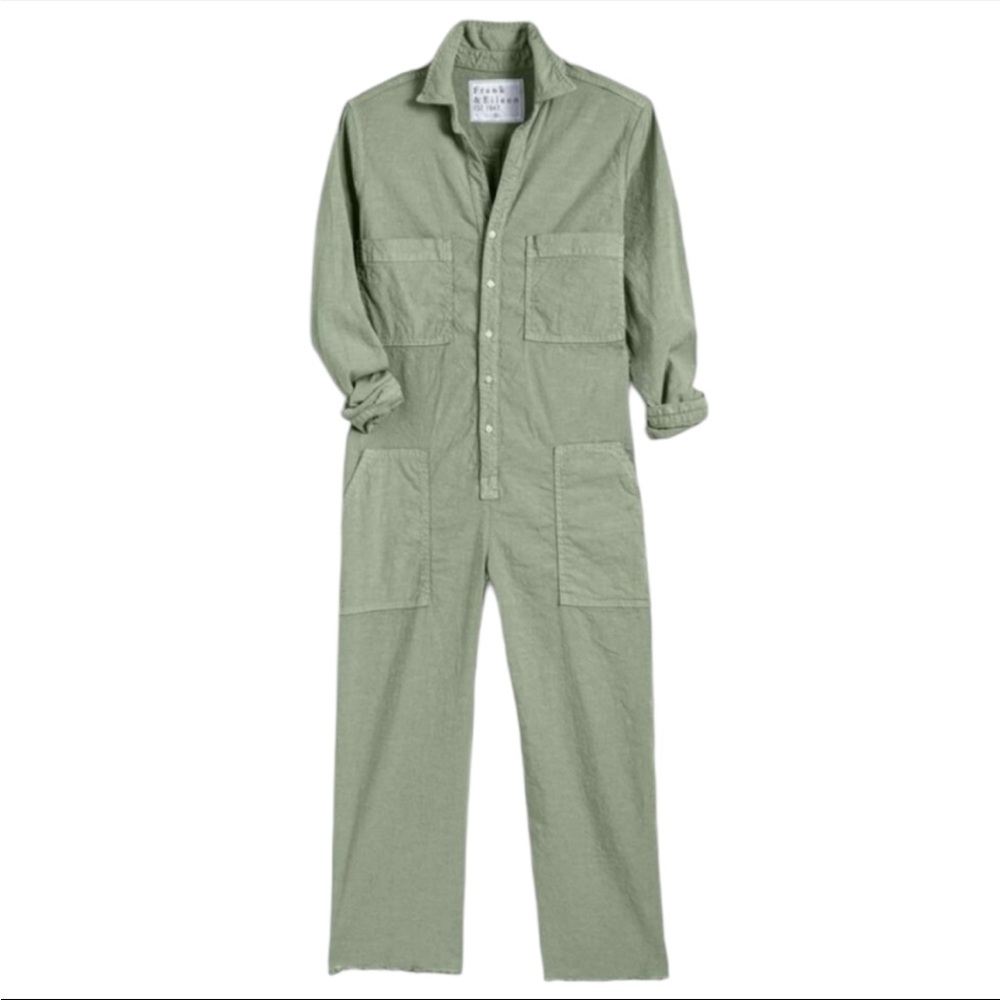 Frank & Eileen Olive Green Utility Jumpsuit